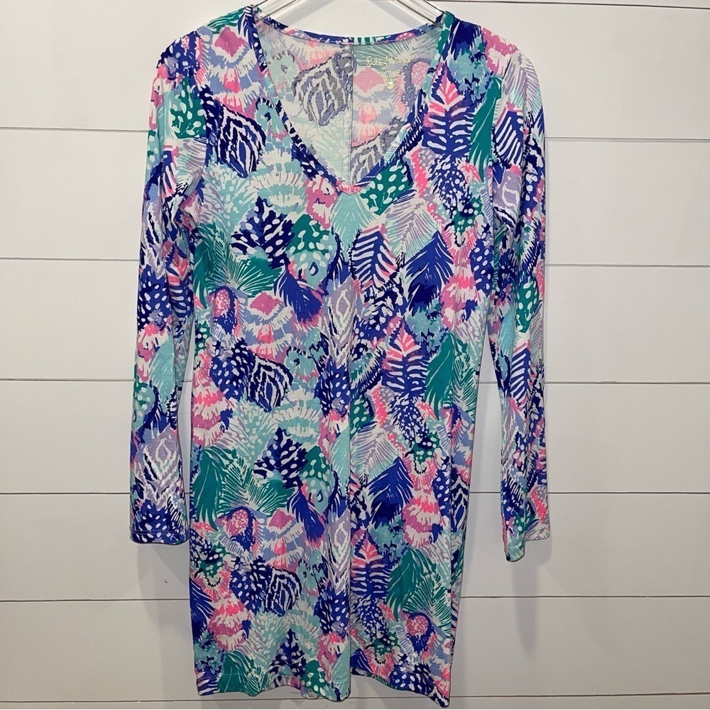 Lilly Pulitzer Beacon Long Sleeve Dress Womens Size XS